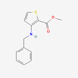 molecular formula C13H13NO2S B13855948 Methyl 3-(benzylamino)thiophene-2-carboxylate 