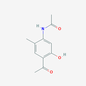 N-(4-acetyl-5-hydroxy-2-methylphenyl)acetamide