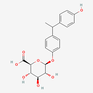 molecular formula C20H22O8 B13856064 Bisphenol E Mono-beta-D-glucuronide 