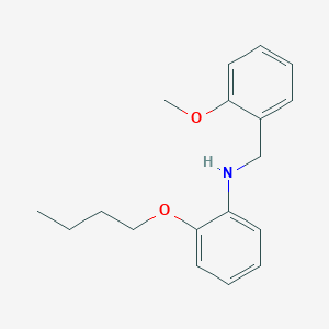 molecular formula C18H23NO2 B1385607 2-丁氧基-N-(2-甲氧基苄基)苯胺 CAS No. 1040689-36-8