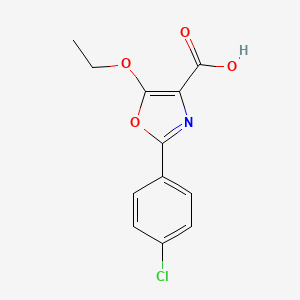 2-(4-Chlorophenyl)-5-(ethyloxy)-1,3-oxazole-4-carboxylic acid