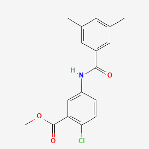 Methyl 2-chloro-5-[(3,5-dimethylbenzoyl)amino]benzoate