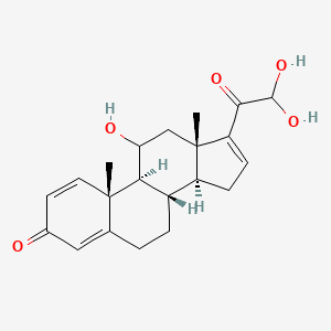 16,17-Dehydro-21-hydroxy-prednisolone