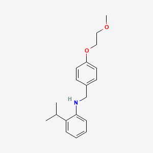 2-Isopropyl-N-[4-(2-methoxyethoxy)benzyl]aniline