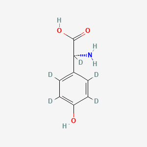 D-Alpha-(4-Hydroxyphenyl-2,3,5,6-d4)glycine-Alpha-d1