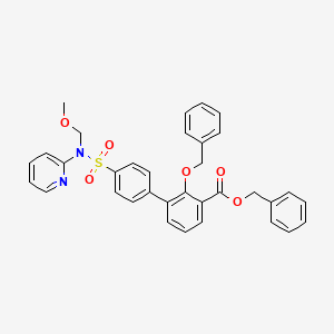 Benzyl 2-(Benzyloxy)-4'-(N-(methoxymethyl)-N-(pyridin-2-yl)sulfamoyl)-[1,1'-biphenyl]-3-carboxylate