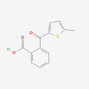 molecular formula C13H10O3S B138563 2-(5-Methylthiophene-2-carbonyl)benzoic acid CAS No. 152567-82-3
