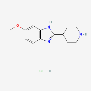 6-Methoxy-2-piperidin-4-yl-1H-benzimidazole Hydrochloride