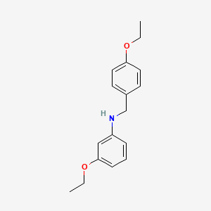 molecular formula C17H21NO2 B1385645 3-Ethoxy-N-(4-ethoxybenzyl)aniline CAS No. 1040685-47-9