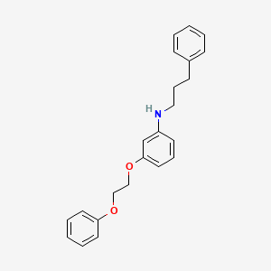 3-(2-Phenoxyethoxy)-N-(3-phenylpropyl)aniline