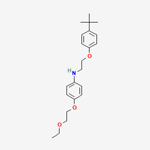 N-{2-[4-(Tert-butyl)phenoxy]ethyl}-4-(2-ethoxyethoxy)aniline