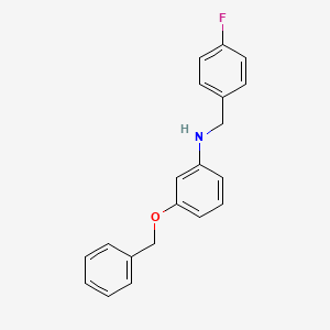 3-(Benzyloxy)-N-(4-fluorobenzyl)aniline