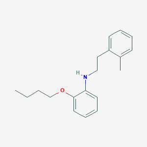 molecular formula C19H25NO B1385660 2-Butoxy-N-(2-methylphenethyl)aniline CAS No. 1040689-82-4