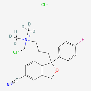 N-Chloromethyl Citalopram-d6 Chloride