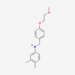 N-[4-(2-Methoxyethoxy)benzyl]-3,4-dimethylaniline