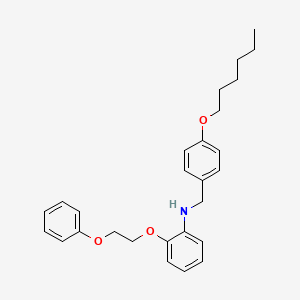 N-[4-(Hexyloxy)benzyl]-2-(2-phenoxyethoxy)aniline
