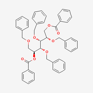 [(2S,3R,4R,5S)-5-benzoyloxy-2,3,4,6-tetrakis(phenylmethoxy)hexyl] benzoate