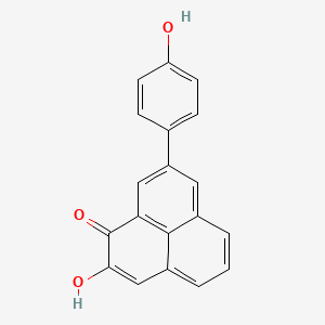 2-Hydroxy-8-(4-hydroxyphenyl)-1H-phenalen-1-one