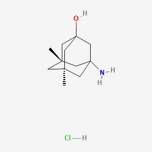 (5S,7R)-3-amino-5,7-dimethyladamantan-1-ol;hydrochloride