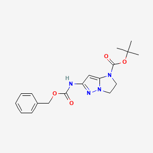 tert-Butyl 6-(Benzyloxycarbonylamino)-2,3-Dihydro-1H-Imidazo{1,2-b]pyrazole-1-carboxylate