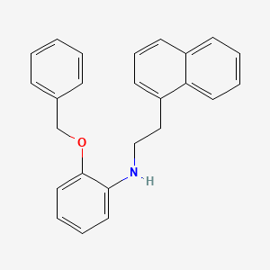 2-(Benzyloxy)-N-[2-(1-naphthyl)ethyl]aniline