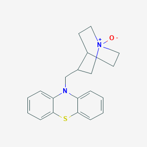 10-[(1-Oxo-1lambda~5~-azabicyclo[2.2.2]octan-3-yl)methyl]-10H-phenothiazine