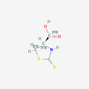 (4R)-2-sulfanylidene-(4,5-13C2)1,3-thiazolidine-4-carboxylic acid