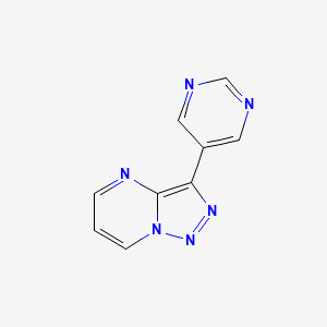 3-(Pyrimidin-5-yl)-[1,2,3]triazolo[1,5-a]pyrimidine