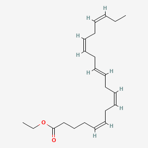 molecular formula C22H34O2 B13856753 Ethyl (5Z,8Z,11E,14Z,17Z)-icosa-5,8,11,14,17-pentaenoate 