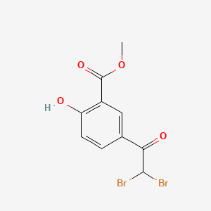 Methyl 5-(2,2-Dibromoacetyl)-2-hydroxybenzoate