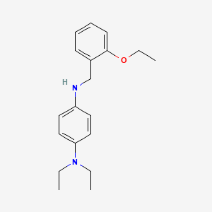 molecular formula C19H26N2O B1385676 N1-(2-ethoxybenzyl)-N4,N4-diethyl-1,4-benzenediamine CAS No. 1040681-20-6