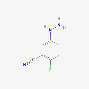 2-chloro-5-hydrazinylBenzonitrile