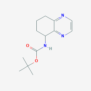 tert-butyl N-[(5R)-5,6,7,8-tetrahydroquinoxalin-5-yl]carbamate