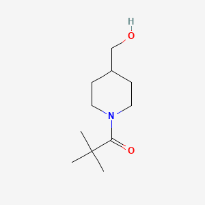 1-[4-(Hydroxymethyl)piperidin-1-yl]-2,2-dimethylpropan-1-one