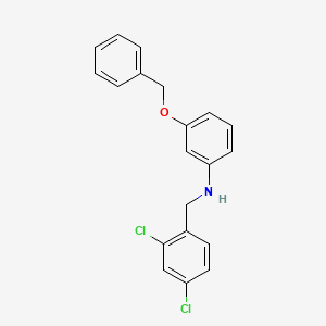 3-(Benzyloxy)-N-(2,4-dichlorobenzyl)aniline