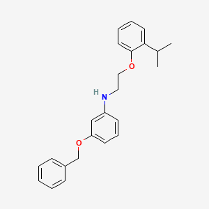 3-(Benzyloxy)-N-[2-(2-isopropylphenoxy)ethyl]-aniline
