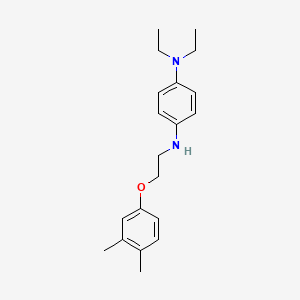 molecular formula C20H28N2O B1385683 N1-[2-(3,4-dimethylphenoxy)ethyl]-N4,N4-diethyl-1,4-benzenediamine CAS No. 1040680-45-2