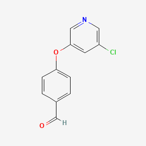 4-(5-Chloropyridin-3-yl)oxybenzaldehyde