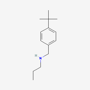 [(4-tert-Butylphenyl)methyl](propyl)amine