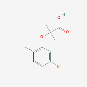 2-(5-bromo-2-methylphenoxy)-2-methylPropanoic acid