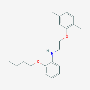 2-Butoxy-N-[2-(2,5-dimethylphenoxy)ethyl]aniline
