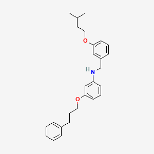 N-[3-(Isopentyloxy)benzyl]-3-(3-phenylpropoxy)aniline