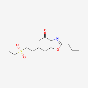 6-(2-ethylsulfonylpropyl)-2-propyl-6,7-dihydro-5H-1,3-benzoxazol-4-one