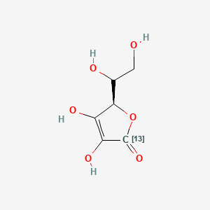 (2R)-2-(1,2-dihydroxyethyl)-3,4-dihydroxy-(513C)2H-furan-5-one