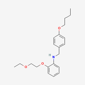 N-(4-Butoxybenzyl)-2-(2-ethoxyethoxy)aniline