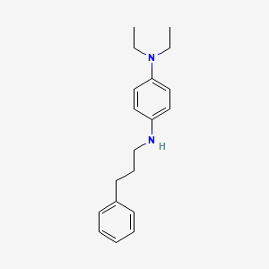 molecular formula C19H26N2 B1385701 N1,N1-diethyl-N4-(3-phenylpropyl)-1,4-benzenediamine CAS No. 356532-28-0