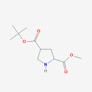 4-O-tert-butyl 2-O-methyl pyrrolidine-2,4-dicarboxylate