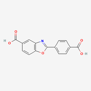 2-(4-Carboxyphenyl)benzo[d]oxazole-5-carboxylic acid