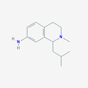 2-methyl-1-(2-methylpropyl)-3,4-dihydro-1H-isoquinolin-7-amine