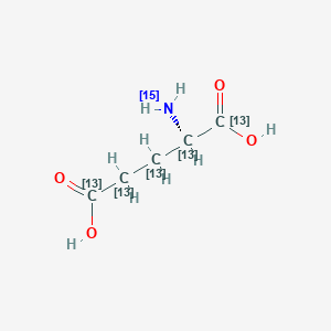 (2R)-2-(15N)azanyl(1,2,3,4,5-13C5)pentanedioic acid